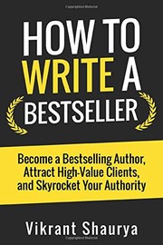 Cover of How to Write a Bestseller by Vikrant Shaurya
