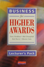 Front cover of Business for higher awards by David Needham