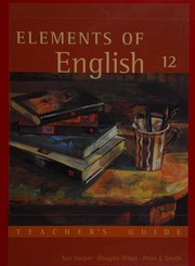 Front cover of Elements of English 12 by Sue Harper