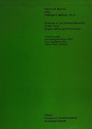 Front cover of Science in the Federal Republic of Germany by Reinhold Geimer