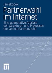 Cover of Partnerwahl im Internet by Jan Skopek