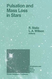 Front cover of Pulsation and Mass Loss in Stars by R. Stalio