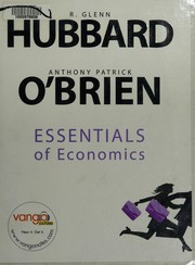 Cover of Essentials for economics by R. Glenn Hubbard