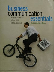 Front cover of Business communication essentials by Courtland L. Bovée