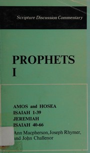 Cover of Prophets by Ann Macpherson