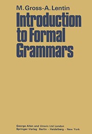 Cover of Introduction to formal grammars by Maurice Gross