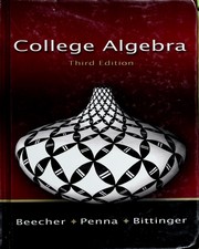Cover of College algebra by Marvin L. Bittinger