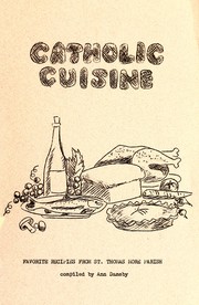 Cover of Catholic cuisine by Ann Dansby