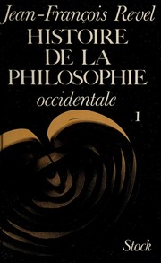 Cover of Histoire de la philosophie occidentale by Jean François Revel