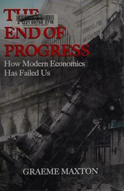 Cover of End of Progress by Graeme Maxton