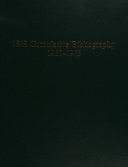 Front cover of Isis Cumulative Bibliography, 1966-1975 by John Neu