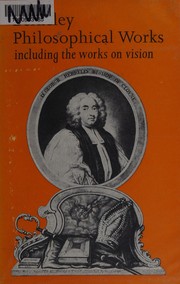 Front cover of Philosophical works, including the works on vision by George Berkeley