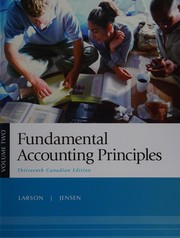 Front cover of Fundamental accounting principles by Kermit D. Larson