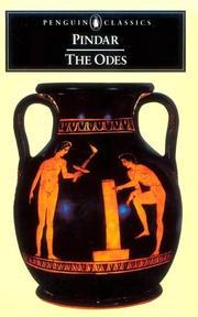Cover of The Odes by Pindar