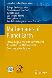 Front cover of Mathematics of Planet Earth by Eulogio Pardo-Igúzquiza