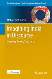 Cover of Imagining India in Discourse by Mohan Jyoti Dutta