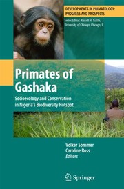 Front cover of Primates of Gashaka by Volker Sommer
