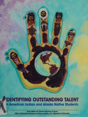 Cover of Identifying outstanding talent in American Indian and Alaska Native students by Carolyn M. Callahan