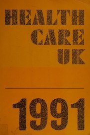 Cover of Health Care UK 1991 by Anthony Harrison