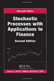 Front cover of Stochastic Processes with Applications to Finance by Masaaki Kijima