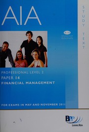 Front cover of AIA, for exams in May and November 2011 by BPP Learning Media (Firm)