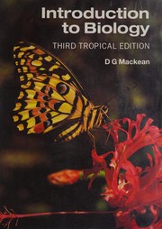 Front cover of Introduction to biology by D. G. Mackean