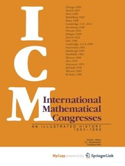 Cover of International Mathematical Congresses by Donald J. Albers