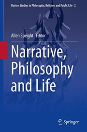 Cover of Narrative, Philosophy and Life by Allen Speight
