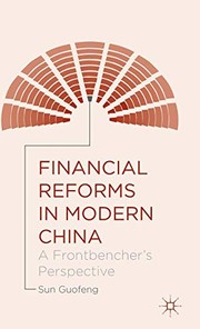 Front cover of Financial Reforms in Modern China by Sun Guofeng