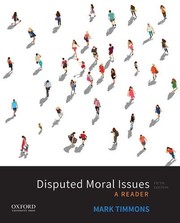 Cover of Disputed Moral Issues by Mark Timmons
