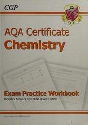 Front cover of AQA certificate chemistry by Richard Parsons