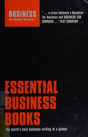 Front cover of Essential business books by Bloomsbury