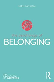 Cover of The Psychology of Belonging by Kelly-Ann Allen