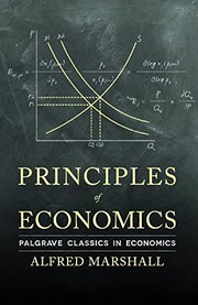 Front cover of Principles of economics by A. Marshall