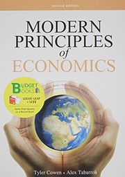 Front cover of Modern Principles of Economics by Tyler Cowen