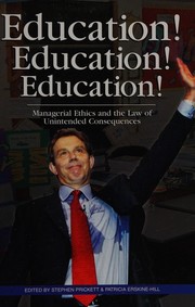 Front cover of Education! education! education! by Stephen Prickett