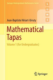 Front cover of Mathematical Tapas by Jean-Baptiste Hiriart-Urruty