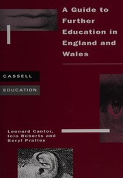 Front cover of A Guide tofurther education in England and Wales by Leonard M. Cantor