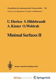 Cover of Minimal Surfaces II by Ulrich Dierkes