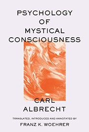 Front cover of Psychology of Mystical Consciousness by Carl Albrecht