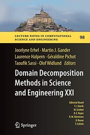 Front cover of Domain Decomposition Methods in Science and Engineering XXI by Jocelyne Erhel