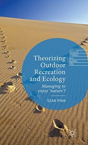 Front cover of Theorizing Outdoor Recreation and Ecology by Sean Ryan