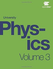 Cover of University Physics Volume 3 by Samuel J. Ling