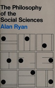 Front cover of The philosophy of the social sciences by Alan Ryan