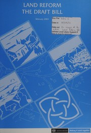 Cover of Draft Land Reform (Scotland) Bill by Scotland. Scottish Executive.