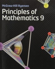 Cover of Principles of mathematics 9 by Wayne Erdman