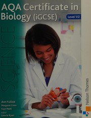 Front cover of AQA certificate in biology (iGCSE) by Ann Fullick
