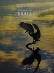 Front cover of Study guide for Starr and Taggart's "Biology: the unity and diversity of life", 5th ed by Jane B. Taylor