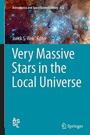 Front cover of Very Massive Stars in the Local Universe by Jorick S. Vink
