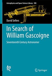 Front cover of In Search of William Gascoigne by David Sellers